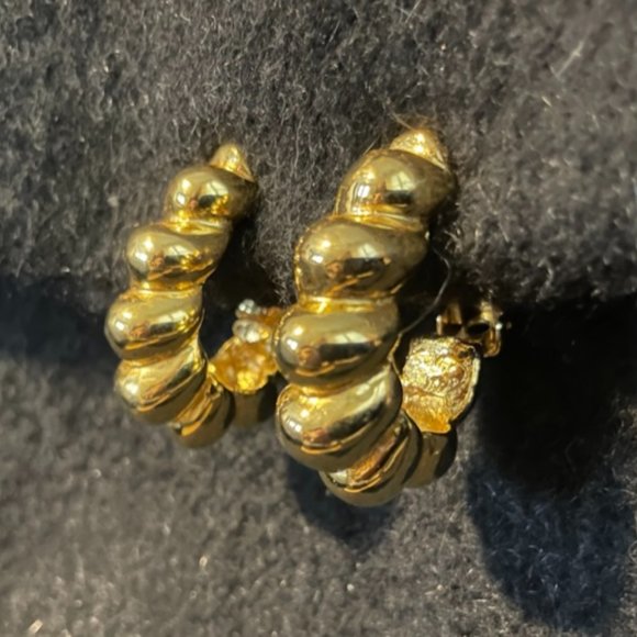 Vintage Kenneth Jay Lane Clip Earrings - Picture 1 of 3